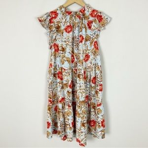 JODIFL Floral Tiered Dress